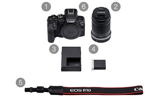 商品構成 EOS R10：レンズ交換式カメラ・レンズ｜個人｜キヤノン