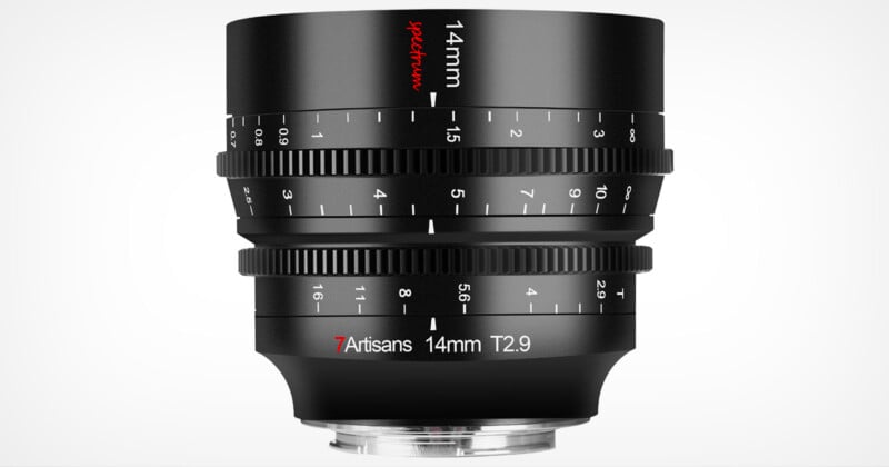 7artisans 14mm T2.9 is an Ultra-Wide Cine Lens for Full-Frame