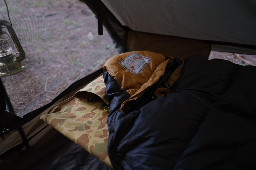 ネイタルファン必須！オリジナルハンターカモ柄のコンパクトコット