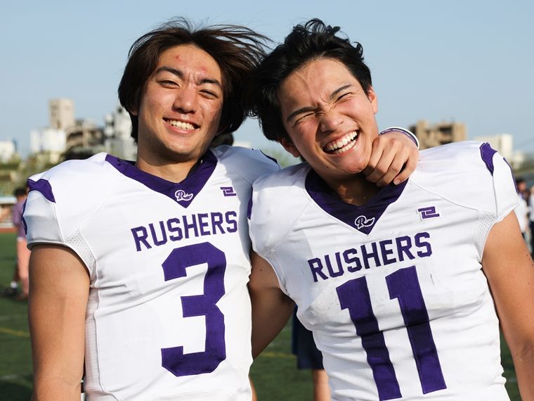 アメフト - 立教大学・中川龍之介と小林蹴人 昨年の高校ベストQB・WRの