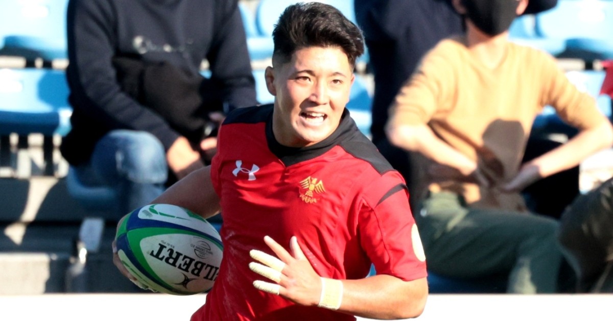 ラグビー - 帝京大学のSO高本幹也、負けない安定感あるゲームメイクで4