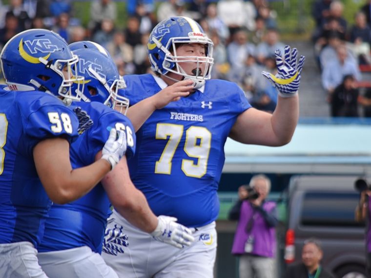 アメフト - 関西学院大・紅本隆成 QB志望で始まったアメフト人生、80kg