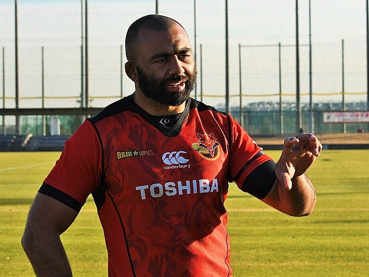 ラグビー - 東芝のリーチマイケル、グラウンド外にも活動の幅を広げる