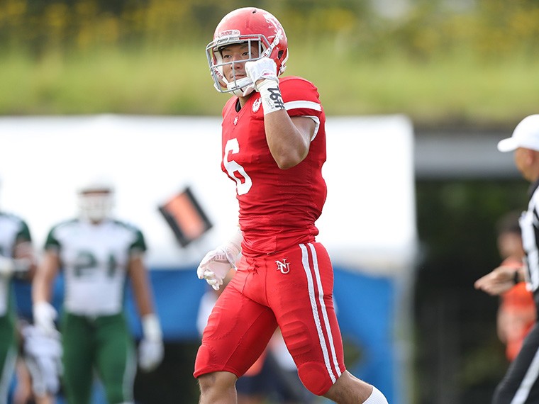 アメフト - 日大フェニックスLB浦本剛「しょうもないプレーしたら