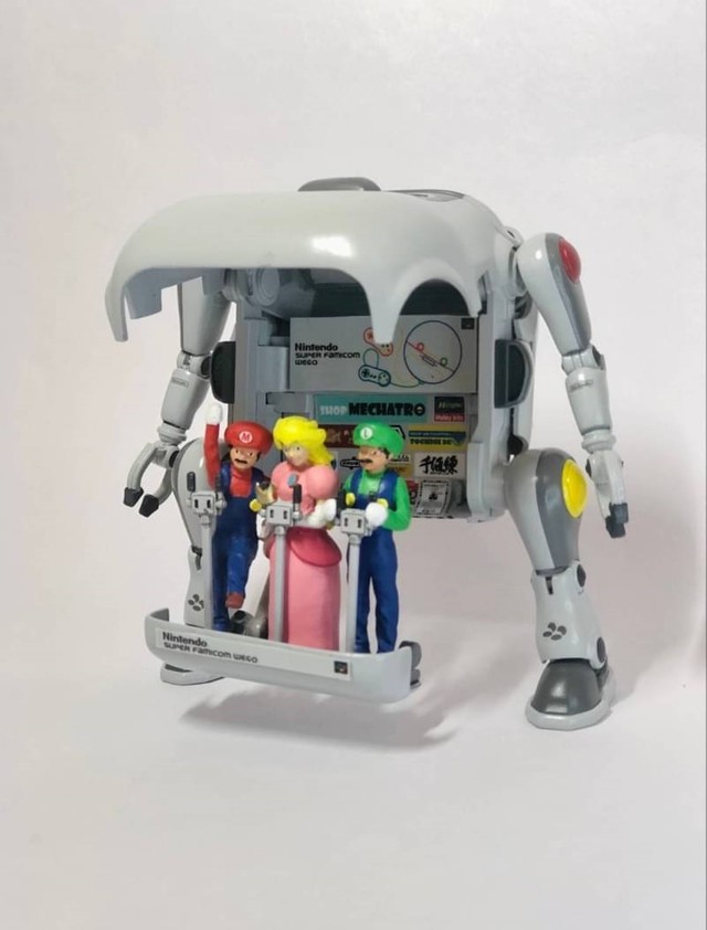 ファミコンやプレステが衝撃の“ロボット化” ゲーム、プラモファン絶賛