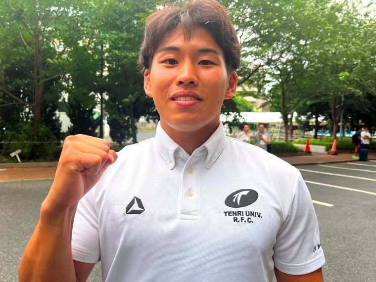 ラグビー - 天理大学・筒口允之主将 4年ぶりの関西王者・日本一へ