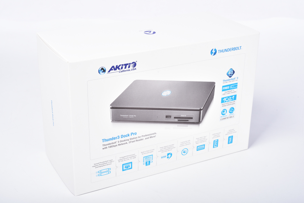 AKiTiO Thunder3 Dock Pro 開箱測試/ Thunderbolt 3 最強I/O 擴充4K