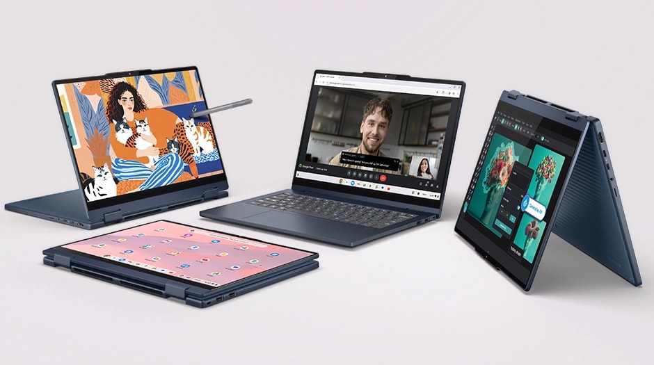 Lenovo Chromebook Plus 2-in-1 (14ʺ Intel) | Touchscreen 2-in-1