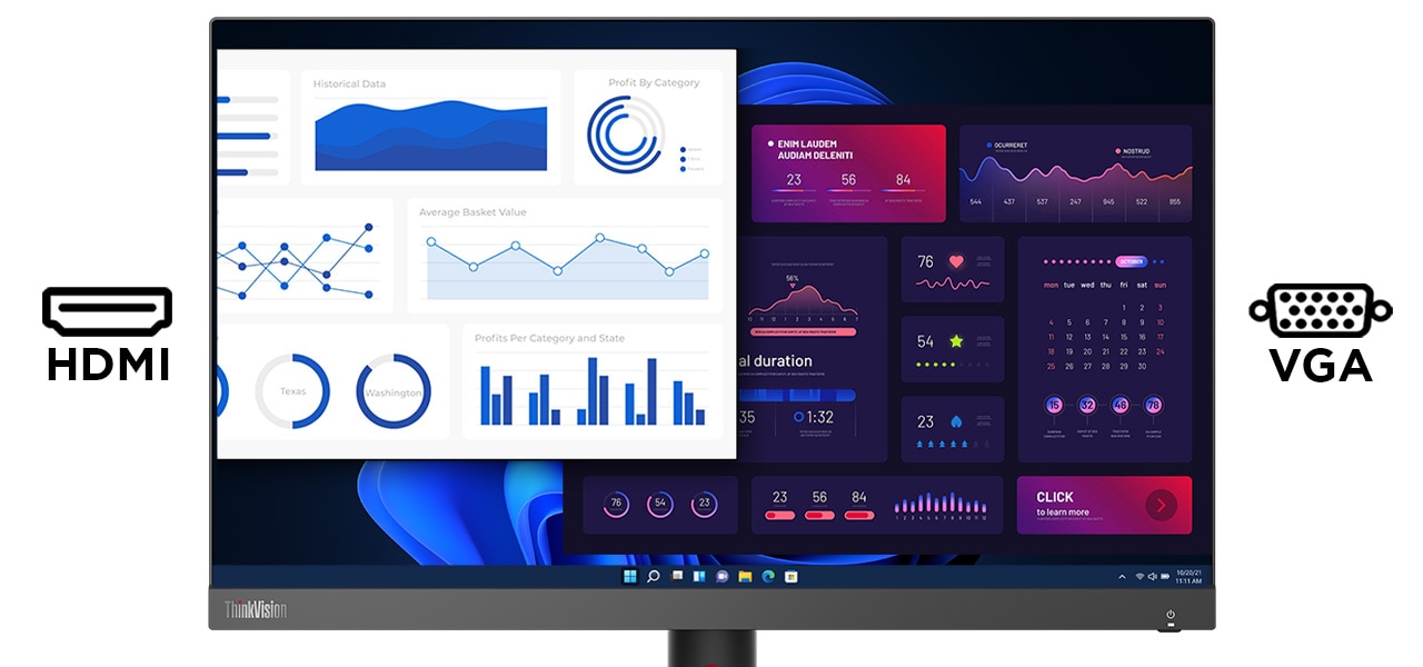 ThinkVision S24i-30(23.8型/1920×1080/IPS) | 63DEKAR3JP | レノボ