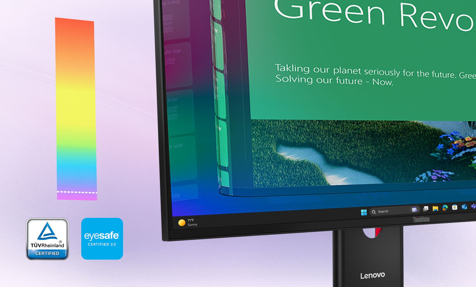 ThinkVision T27-40(27型/1920×1080/IPS/高さ・縦回転) | 64A5MAR6JP