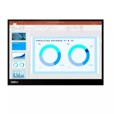 ThinkVision M14d(14型モバイル/2240×1400/IPS/USB-C) | 63AAUAR6JP