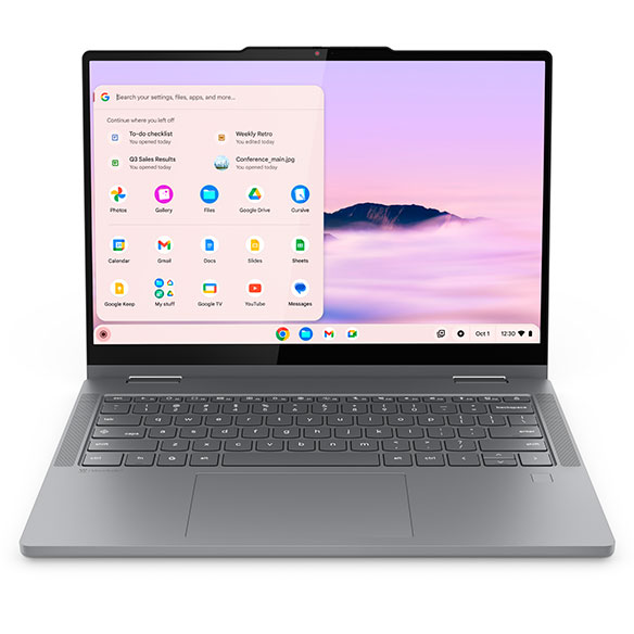 Lenovo Chromebook Plus 2-in-1 (14型 Intel) | 多忙な