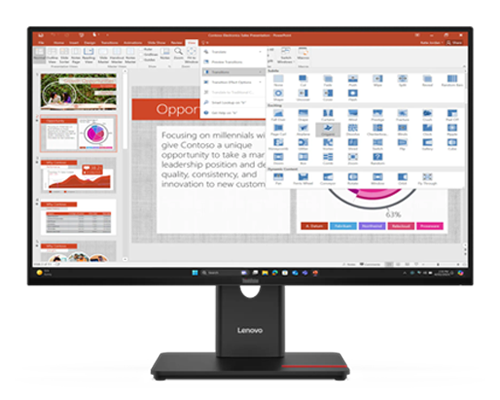 ThinkVision T27-40(27型/1920×1080/IPS/高さ・縦回転) | 64A5MAR6JP