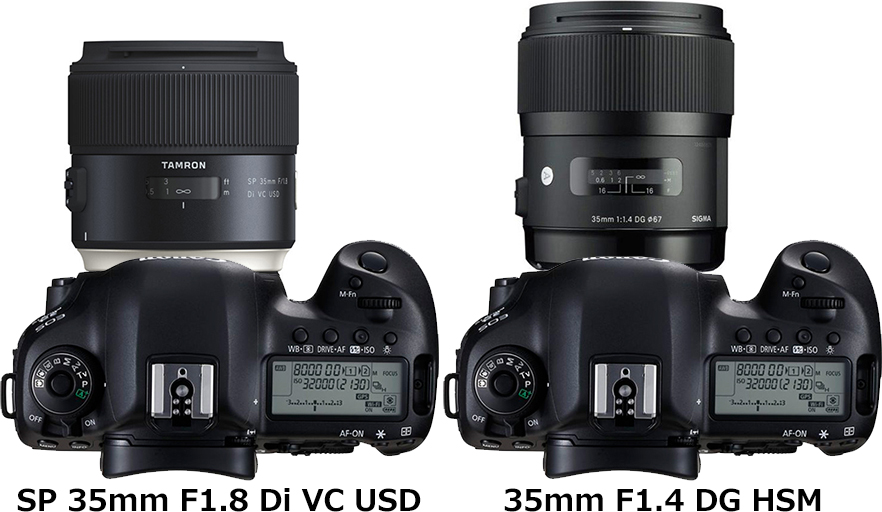 SP 35mm F1.8 Di VC USD」と「35mm F1.4 DG HSM」の違い - フォトスク