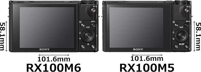 RX100M6」と「RX100M5」の違い - フォトスク