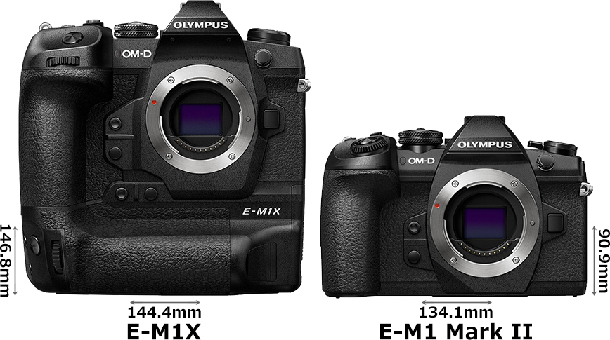 E-M1X」と「E-M1 Mark II」の違い - フォトスク