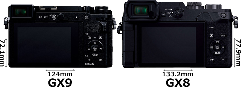 GX9 (GX7 MK3)」と「GX8」の違い - フォトスク