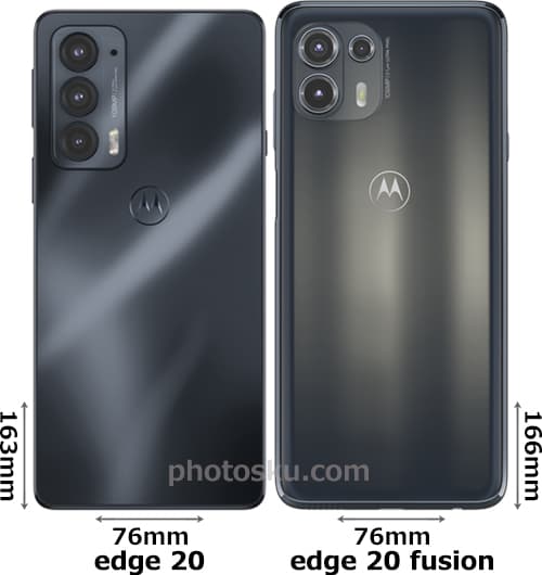 motorola edge 20／fusion」の違い - フォトスク