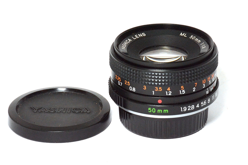 Obiettivo manuale Yashica ML 50mm F1.9 per C/Y — Photop-usato
