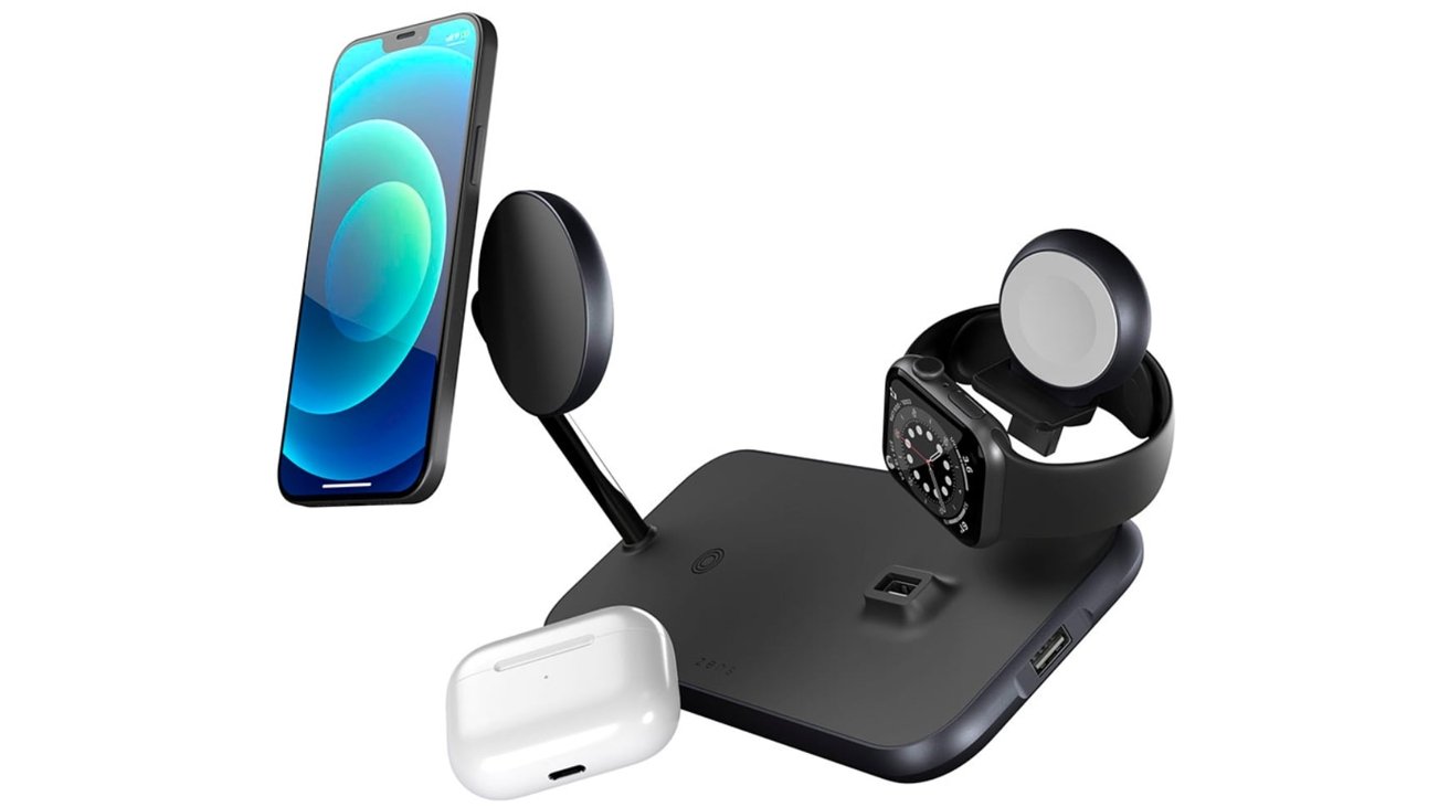 Zens 4-in-1 wireless charger powers MagSafe iPhones and three