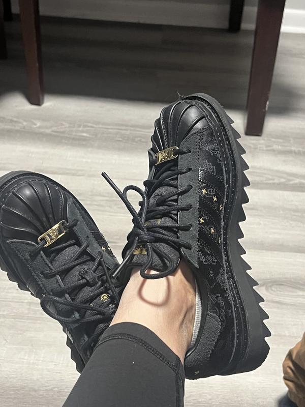 adidas CLOT SUPERSTAR LNY CORE BLACK/CARBON/GOLD METALLIC