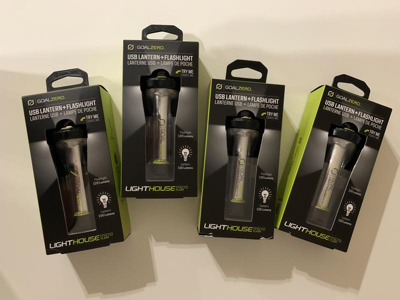 10- Pack Lighthouse Micro Flash USB Rechargeable Lantern | Goal Zero
