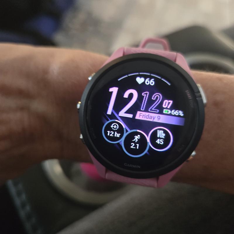 Garmin Forerunner 265S Pink Silicone Band Smartwatch | Abt