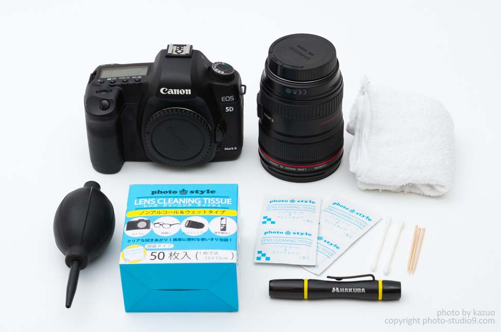 カメラとレンズを手軽にメンテナンスする方法。専門用具がなくても