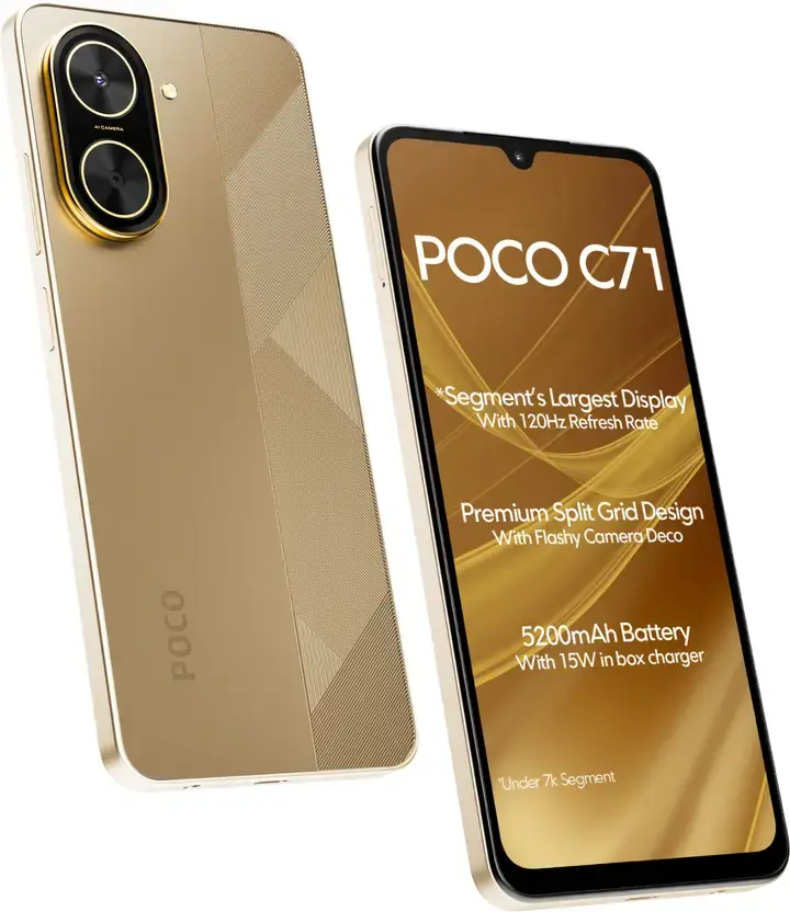 POCO C71 発表、6.88型120Hzディスプレイのエントリーモデル | phablet