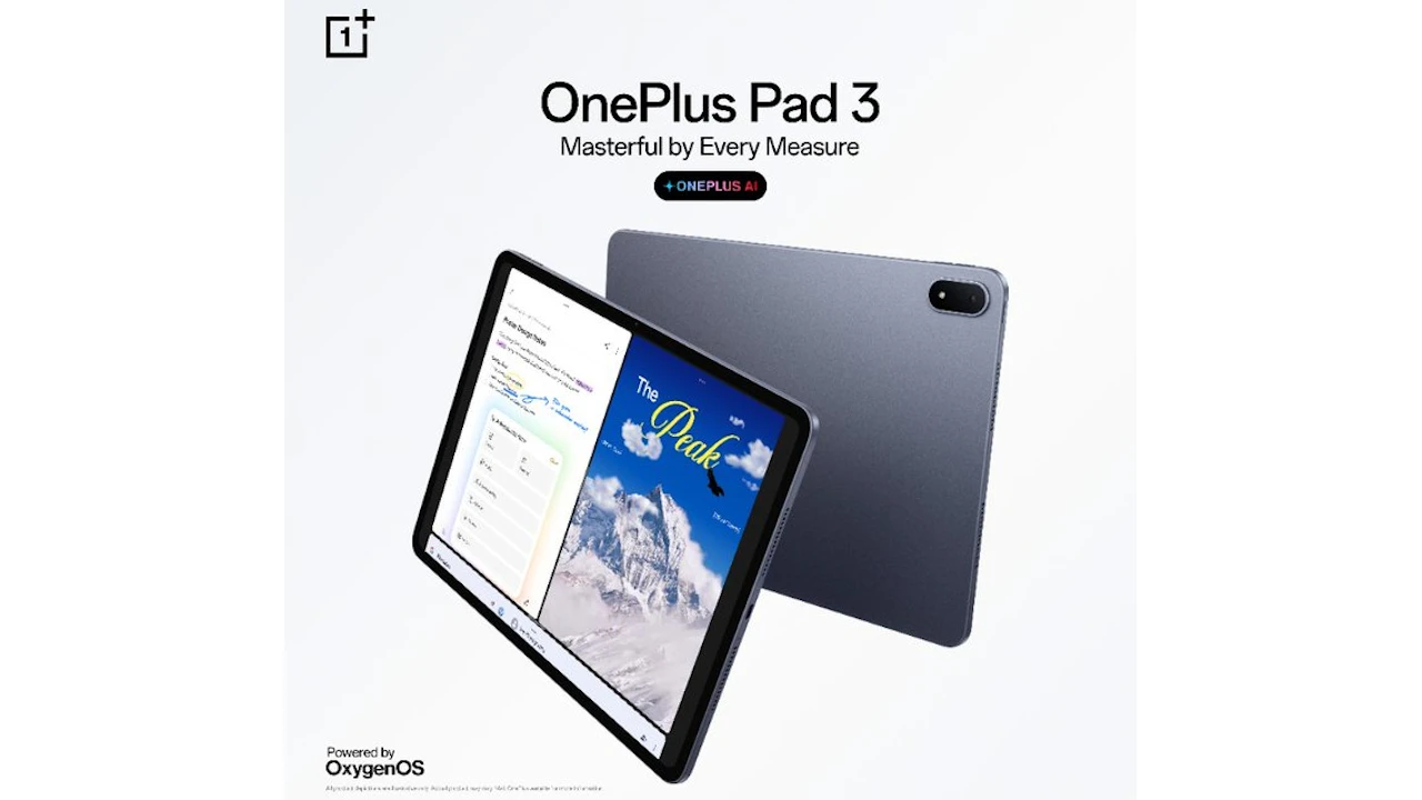 OnePlus Pad 3 発表、SD 8 Elite搭載13.2インチAndroidタブレット