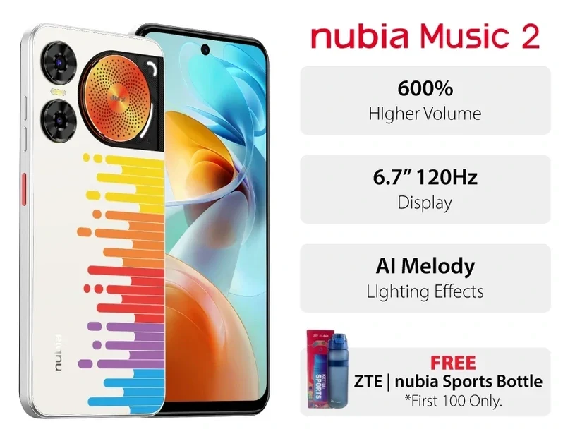 大型スピーカー搭載の音楽特化スマホ「nubia Music 2」発表 | phablet