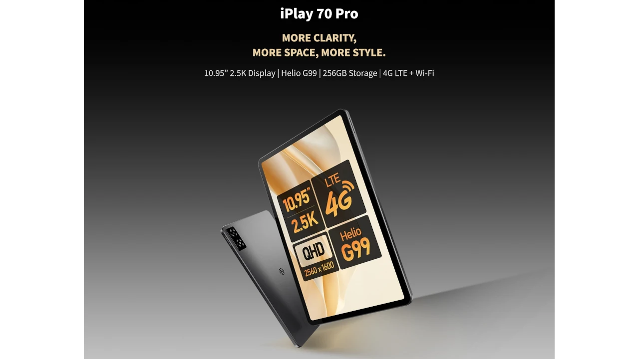 11インチディスプレイのタブレット「ALLDOCUBE iPlay 70 Pro