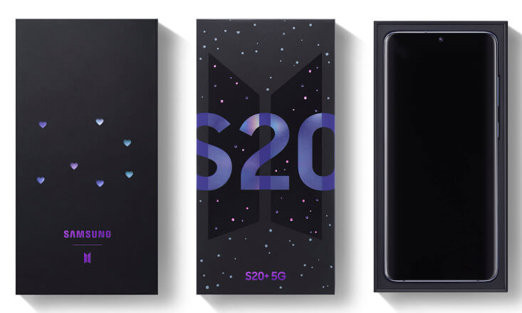 Galaxy S20+ BTS Editions 発表、人気グループBTSとのコラボ限定モデル