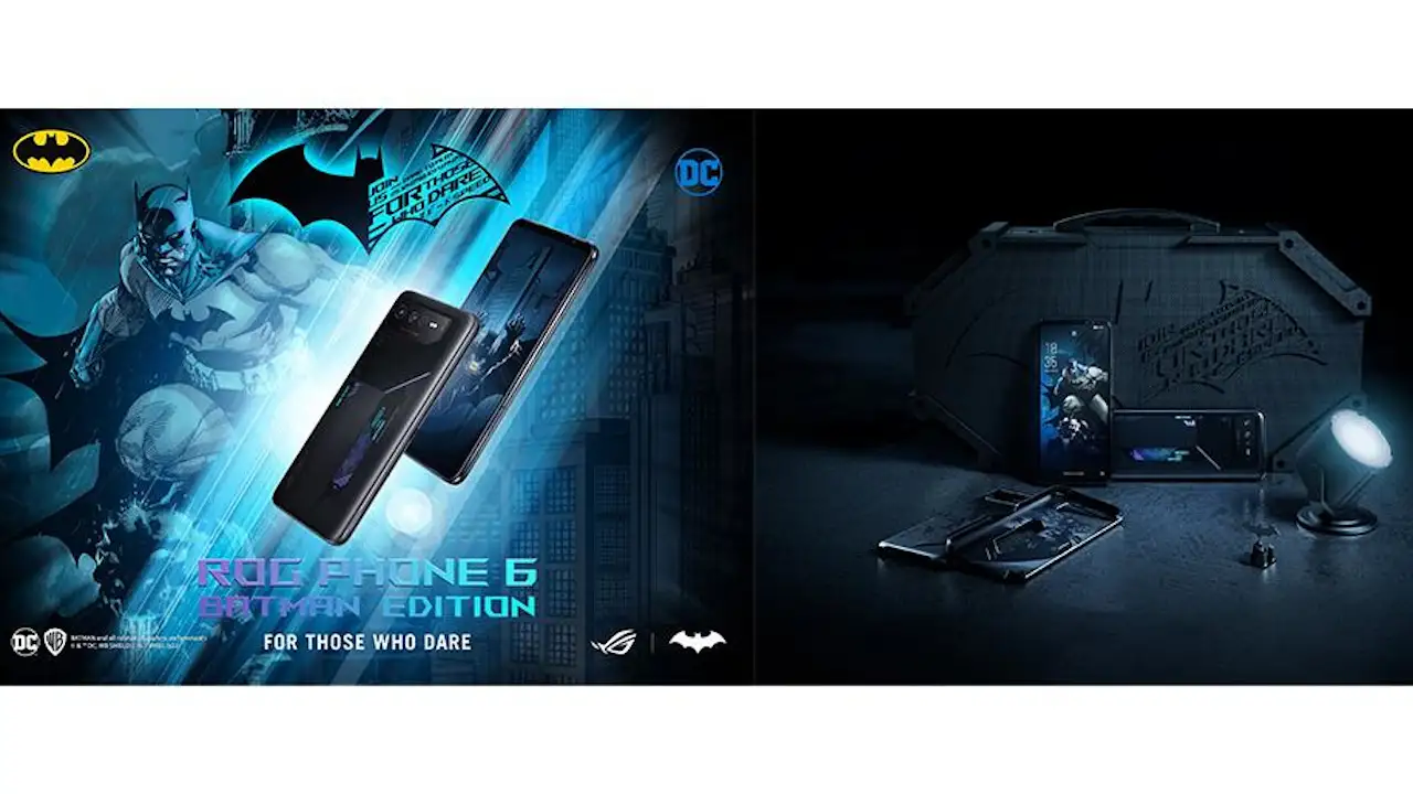 アメリカンコミック「バットマン」コラボの「ROG Phone 6 BATMAN