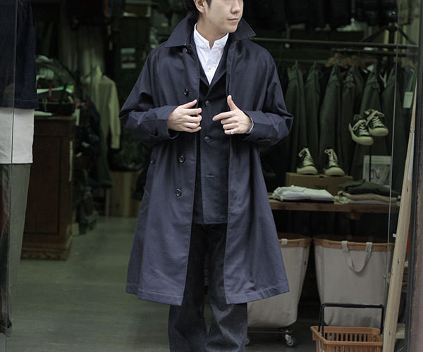 美しいAラインのステンカラーコート。 | andPheb Staff Blog