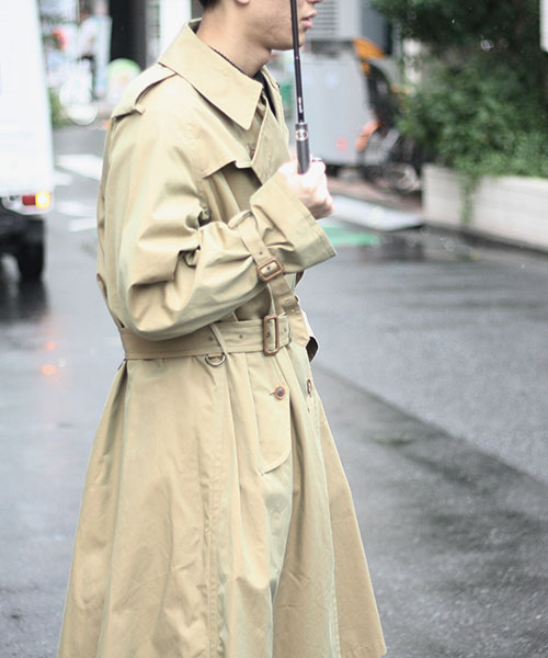 COAT】 AURALEE FINX CHAMBRAY BIG TRENCH COAT | andPheb Staff Blog