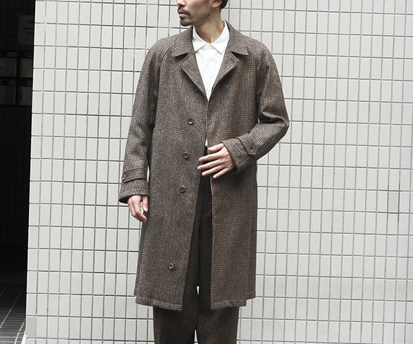 SCYE FOX BROTHERS Tweed Balmacaan Coat | andPheb Staff Blog