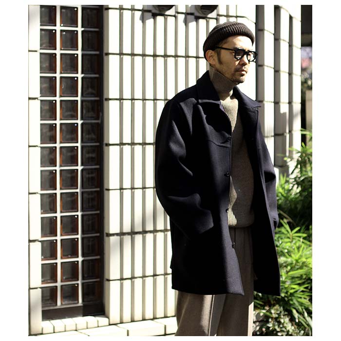 HERILL 極上のブラックシープカ―コート。 | andPheb Staff Blog