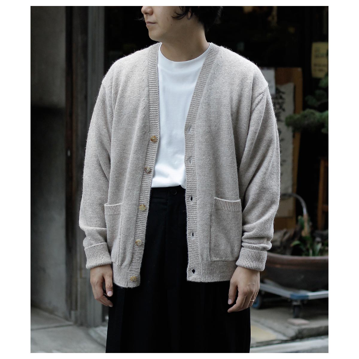 40%OFF セール バトナー BATONER ベイビー アルパカ クルミ 天竺 V