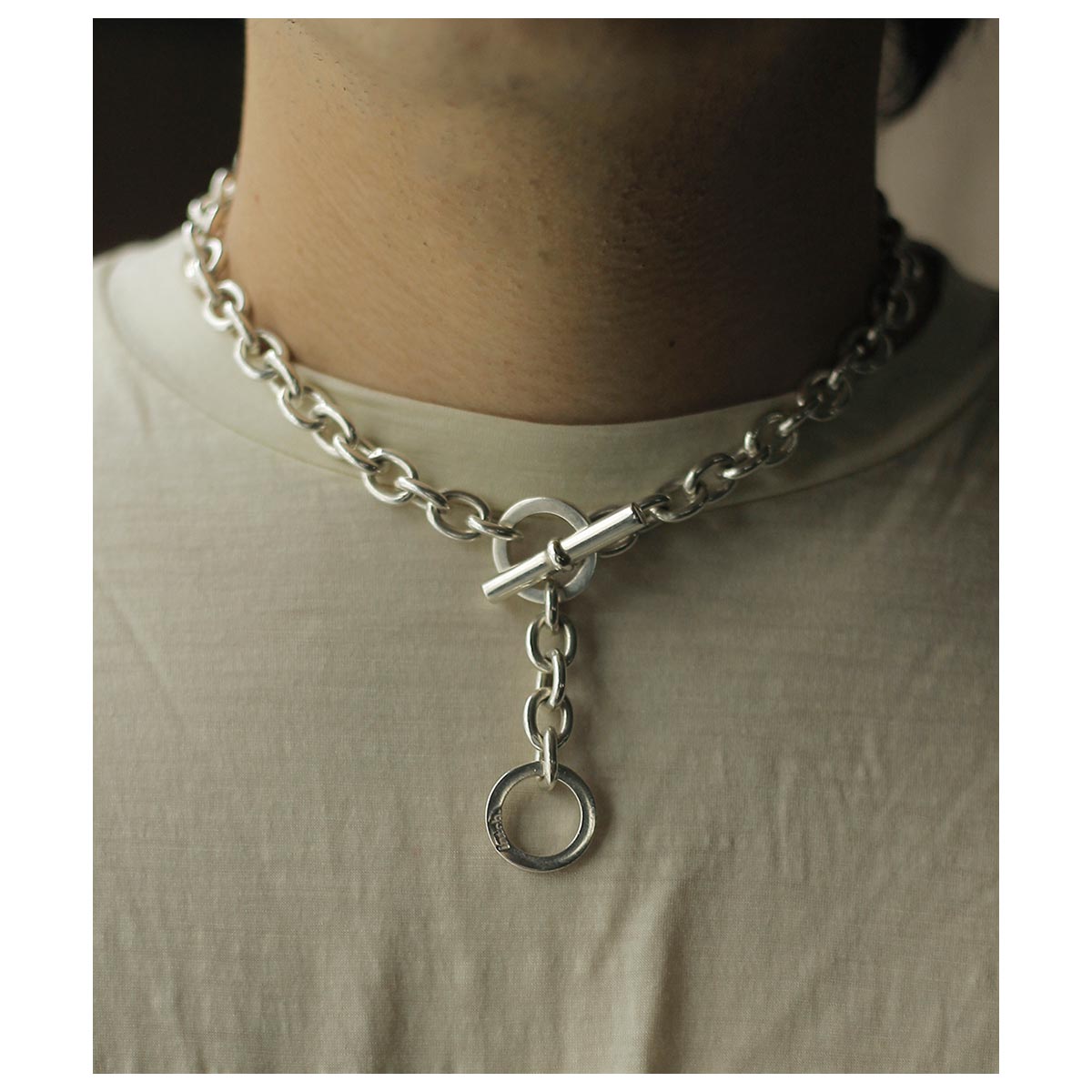 インチ Intch. エリプス スターリングシルバー チェーン ブレスレット