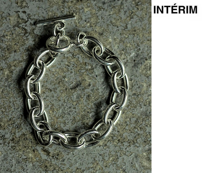 インテリム INTERIM タスコシルバー ミディアム チェーン ブレスレット