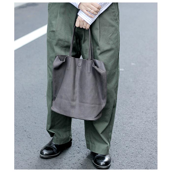 モルフェ Morphee 24SS 新色 ゴートレザー ミディアム トート ダーク