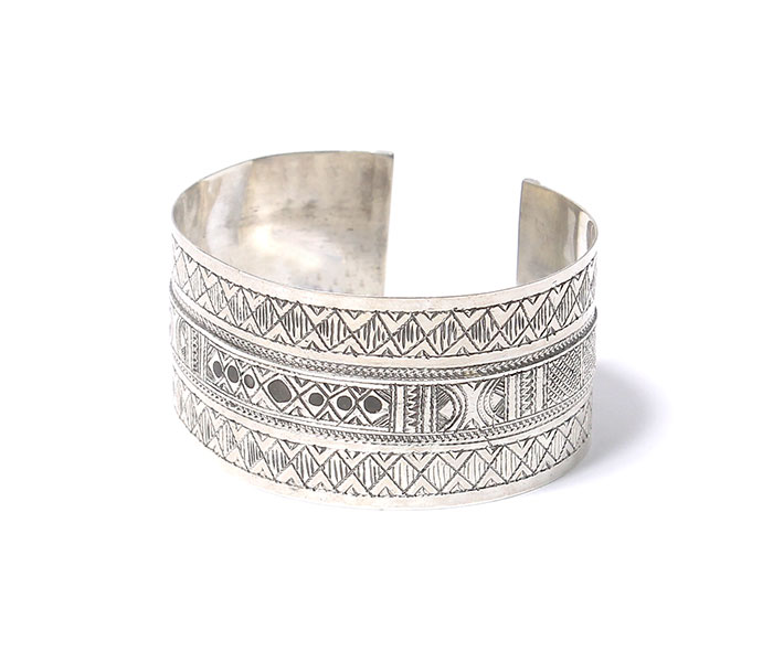 トゥアレグ シルバーバングル TOUAREG SILVER BANGLE WIDE No14