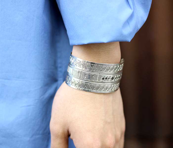 トゥアレグ シルバーバングル TOUAREG SILVER BANGLE WIDE No14