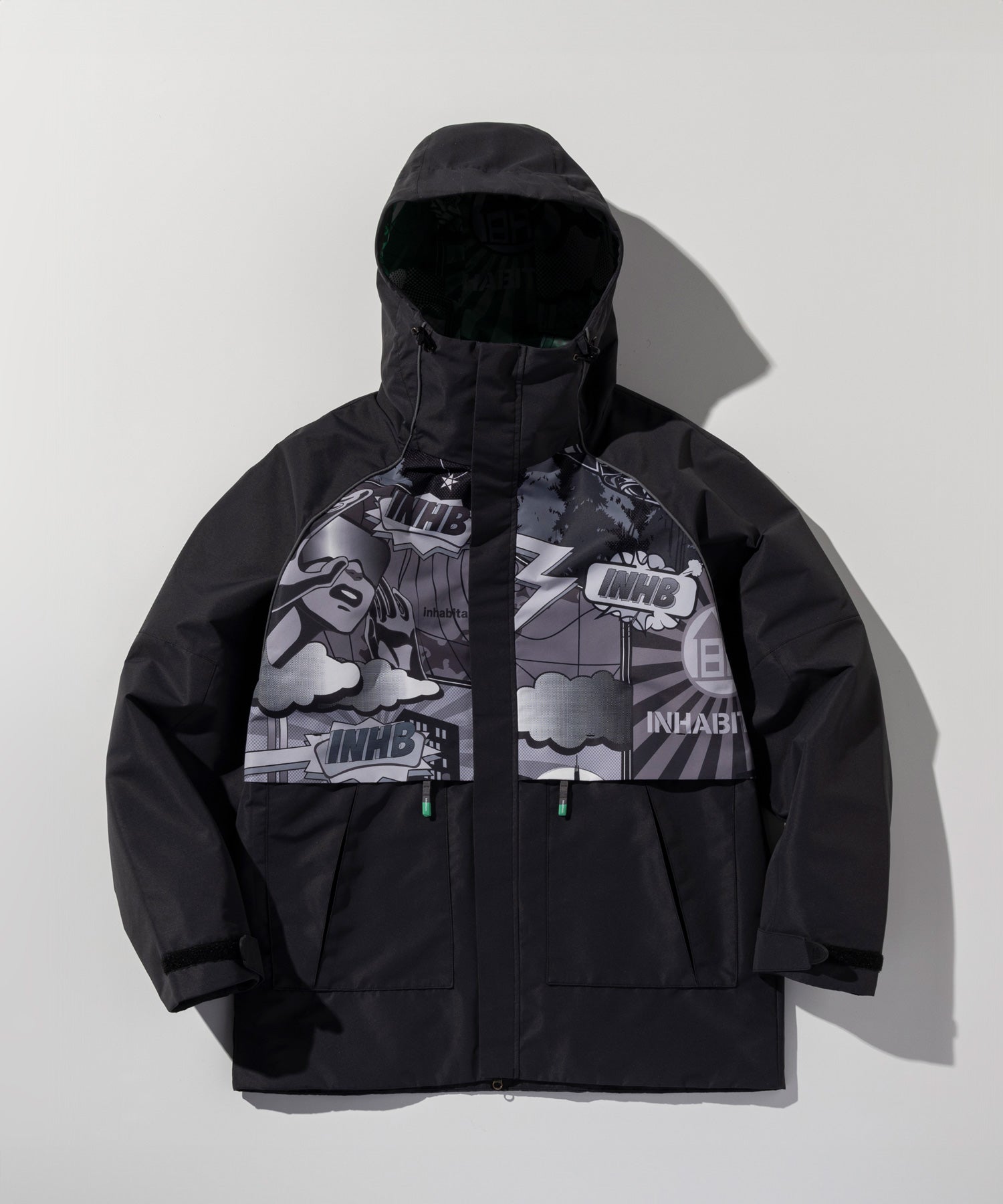 MENS】FULL ZIP SNOW JACKET フルジップスノージャケット /inhabitant