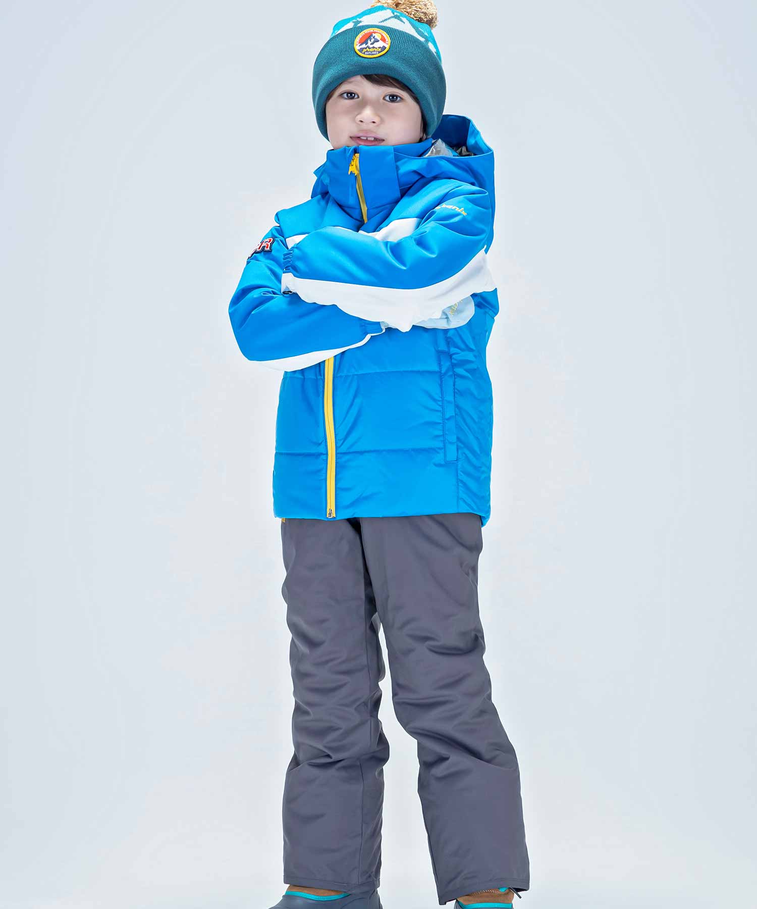 KIDS/JUNIOR】子供用スキーウェア アウター上下セット ツーピース