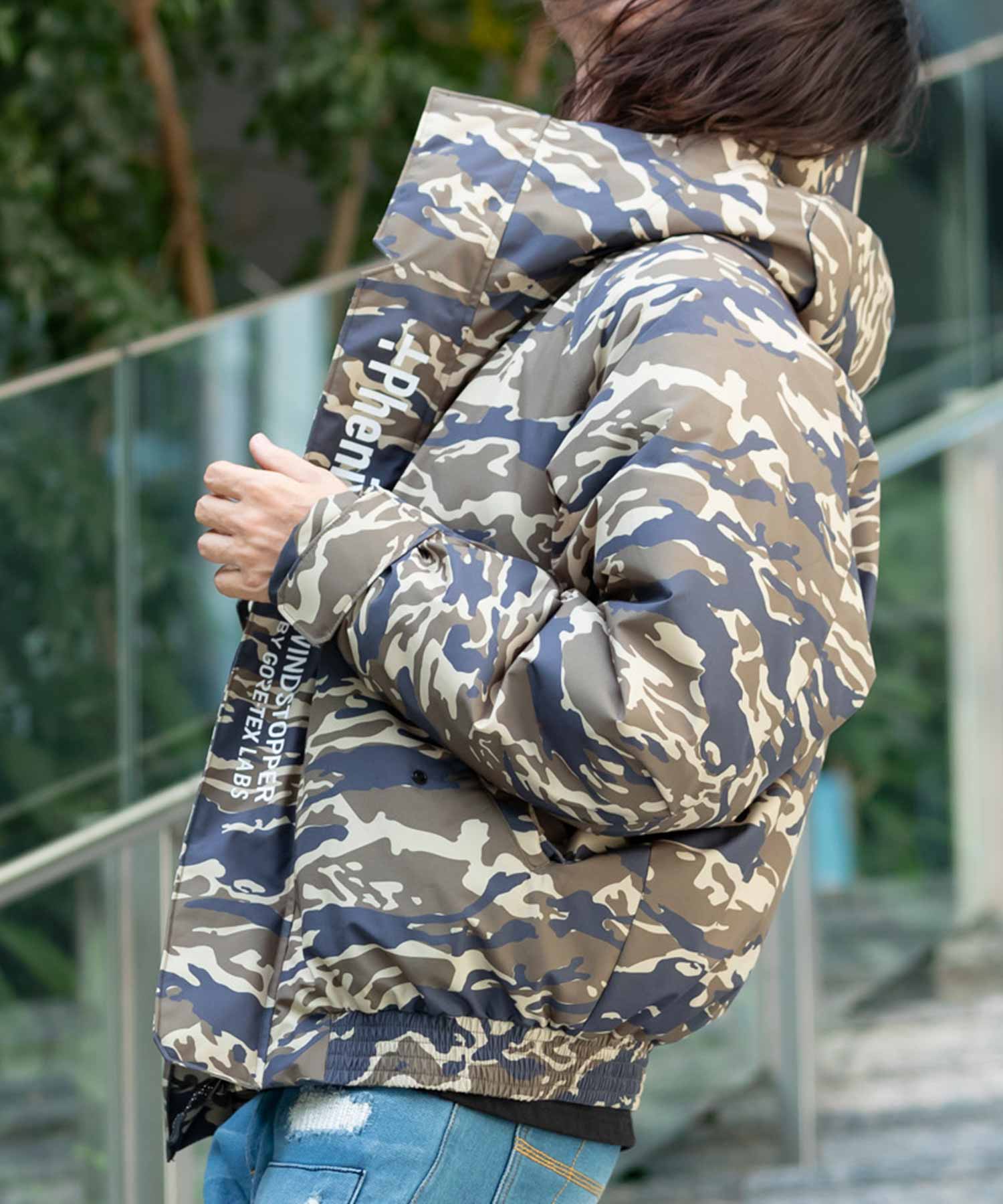 V TWELVE カモフラージュ ウインドブレーカー TWELVE V カモフラージュ