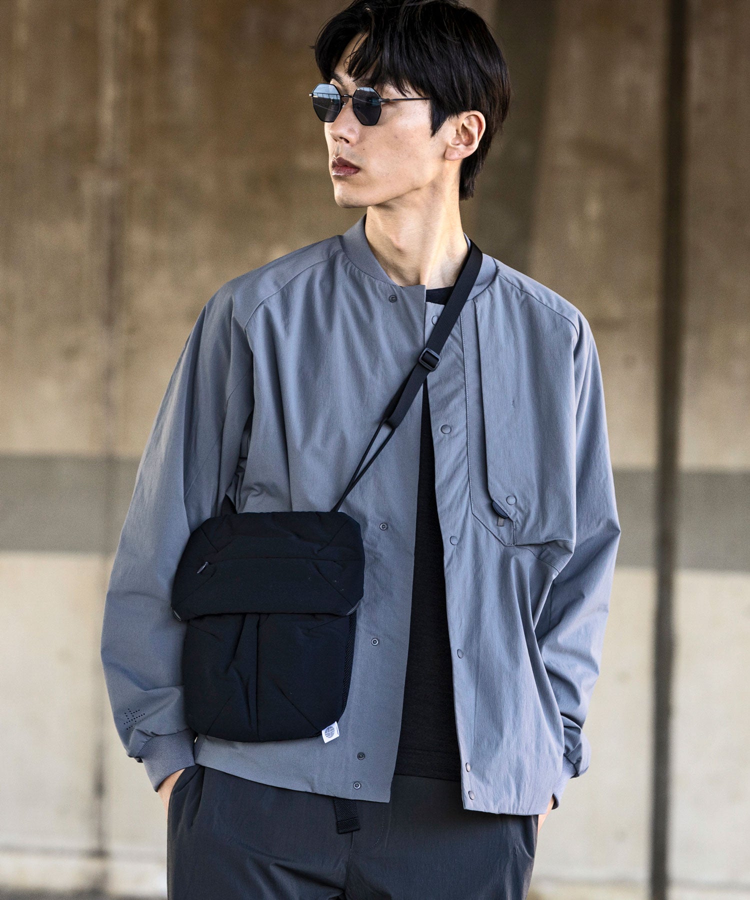 MENS】サコッシュ Zakoche / Karu-Stretch Taffeta II / アルク