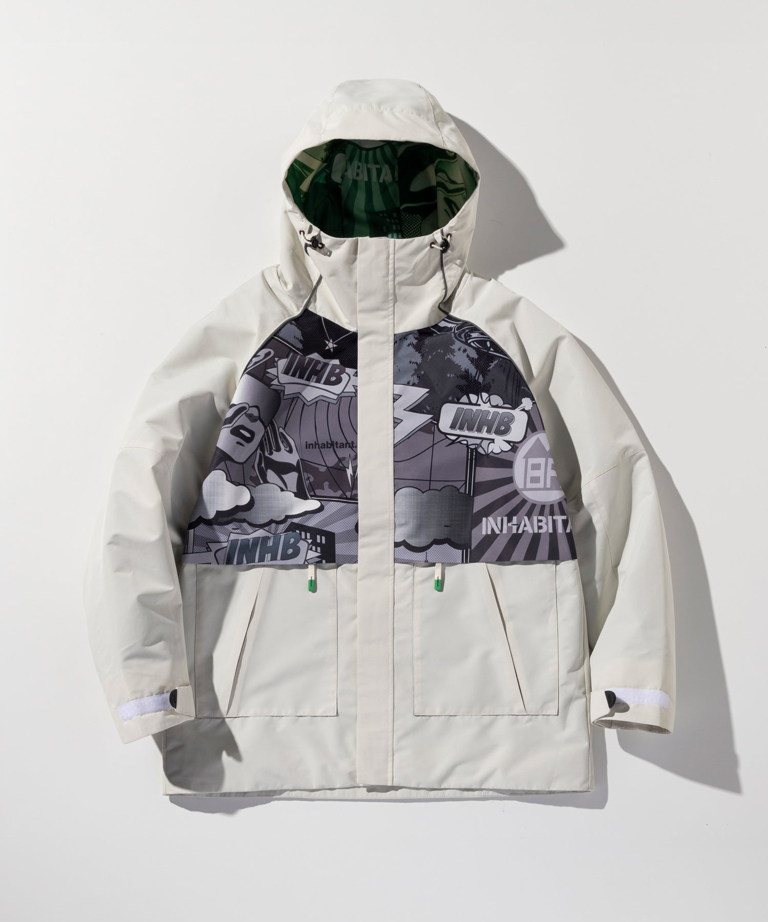 MENS】FULL ZIP SNOW JACKET フルジップスノージャケット /inhabitant
