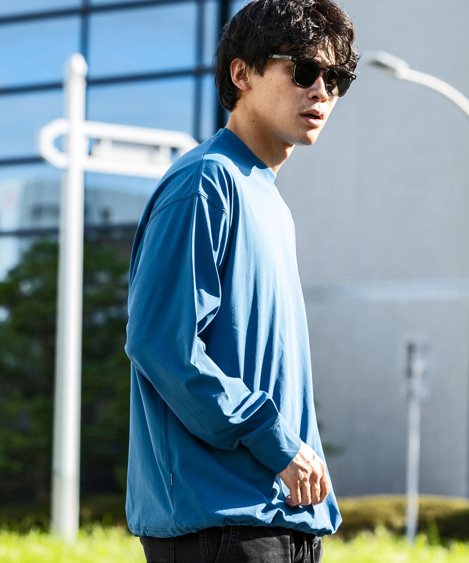 MENS】DRY DRAW CORD LONG SLEEVE T-SHIRTS ドライドローコードロング